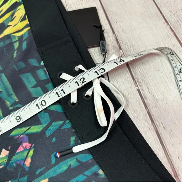 fourlaps board short swimwear night swim palms multi sz 34 athletic fit unlined - Picture 5 of 13